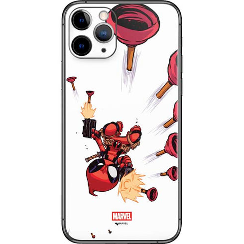 Marvel Deadpool Babypool Shooting iPhone 11 Pro Skin