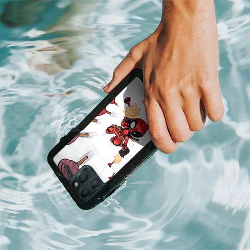 Marvel Deadpool Babypool Shooting iPhone 11 Pro Waterproof Case