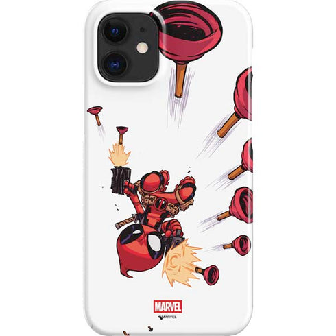 Marvel Deadpool Babypool Shooting iPhone 12 Mini Lite Case