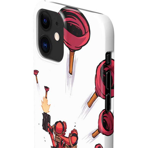 Marvel Deadpool Babypool Shooting iPhone 12 Mini Lite Case