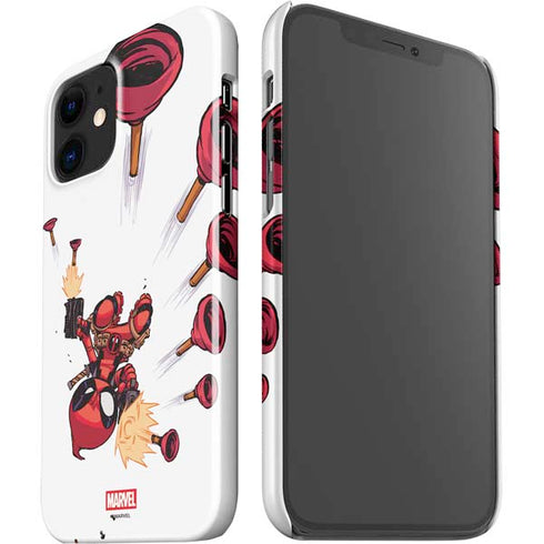 Marvel Deadpool Babypool Shooting iPhone 12 Mini Lite Case