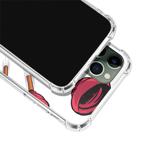 Marvel Deadpool Babypool Shooting iPhone 12 Pro Clear Case