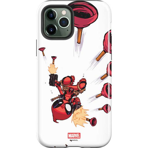 Marvel Deadpool Babypool Shooting iPhone 12 Pro Impact Case