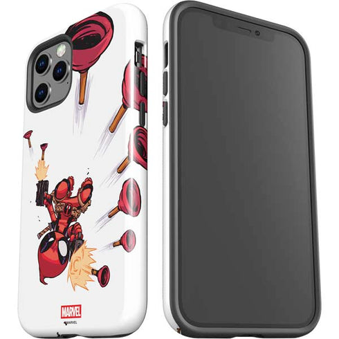 Marvel Deadpool Babypool Shooting iPhone 12 Pro Impact Case