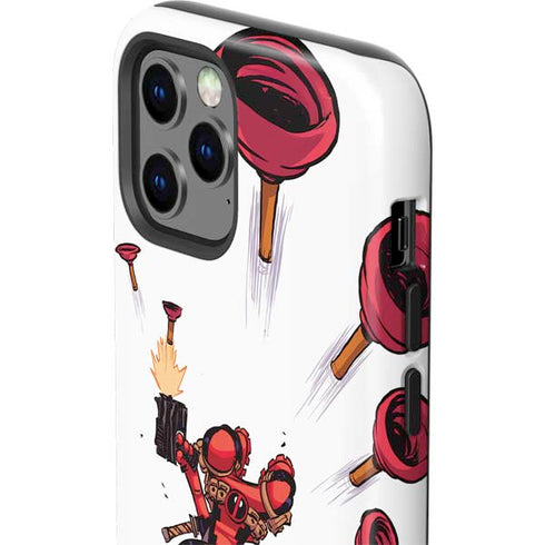 Marvel Deadpool Babypool Shooting iPhone 12 Pro Max Impact Case
