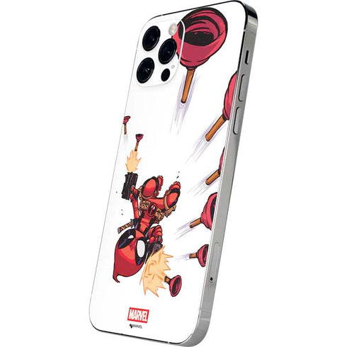 Marvel Deadpool Babypool Shooting iPhone 12 Pro Max Skin