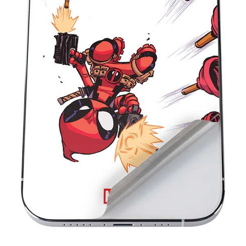 Marvel Deadpool Babypool Shooting iPhone 12 Pro Skin