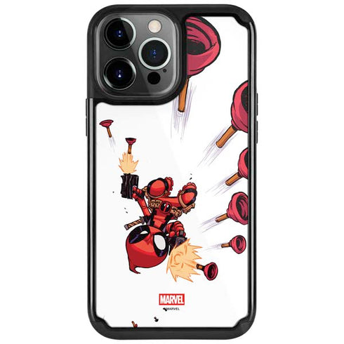 Marvel Deadpool Babypool Shooting iPhone Cases