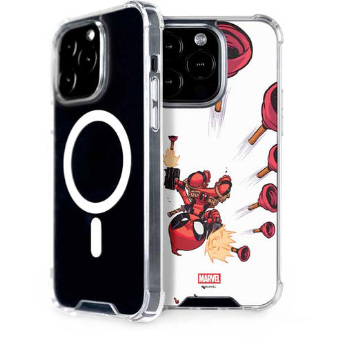 Marvel Deadpool Babypool Shooting iPhone Cases