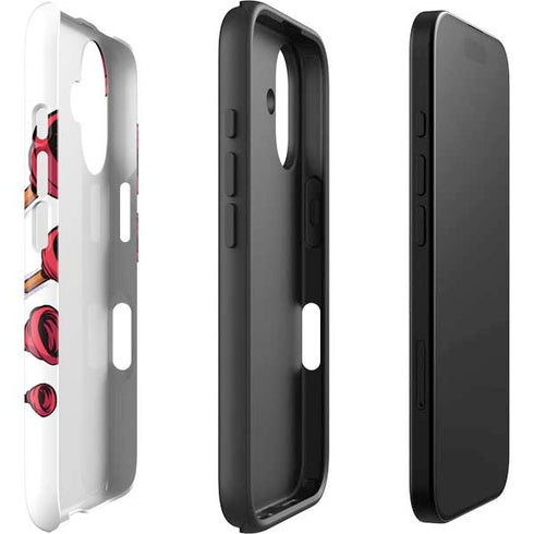 Marvel Deadpool Babypool Shooting iPhone 16 Impact Case