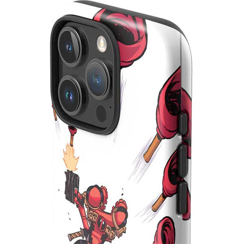 Marvel Deadpool Babypool Shooting iPhone 16 Pro Impact Case