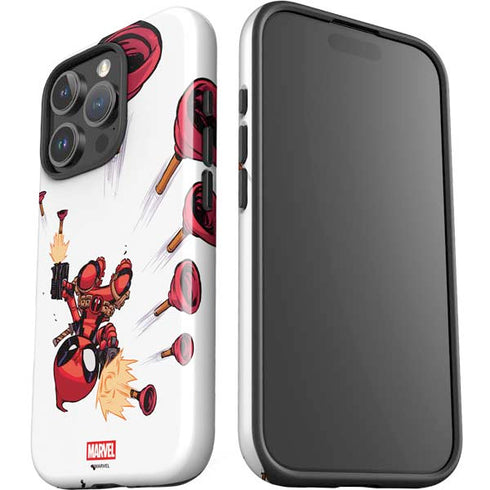 Marvel Deadpool Babypool Shooting iPhone 16 Pro Impact Case