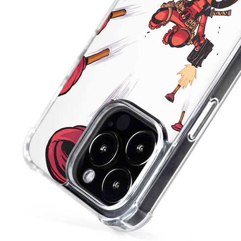 Marvel Deadpool Babypool Shooting iPhone 16 Pro MagSafe Case
