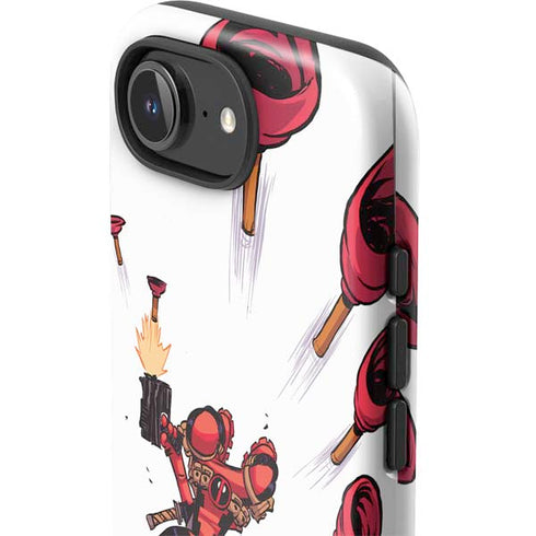 Marvel Deadpool Babypool Shooting iPhone 16e Impact Case