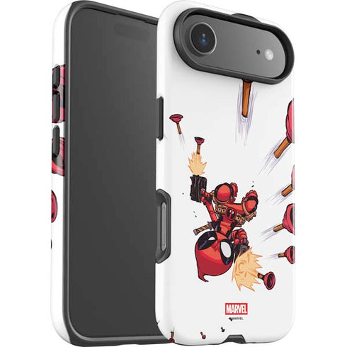 Marvel Deadpool Babypool Shooting iPhone 17 Air Impact Case