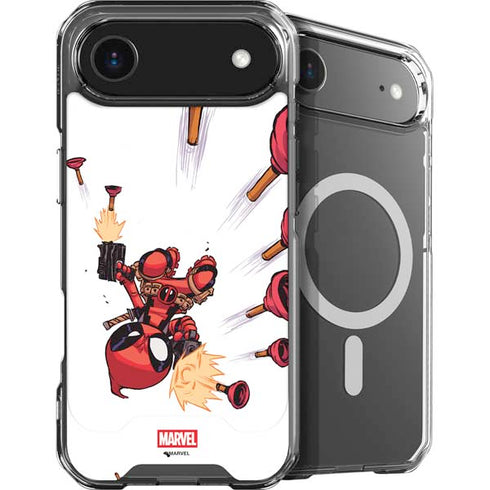 Marvel Deadpool Babypool Shooting iPhone 17 Air MagSafe Case
