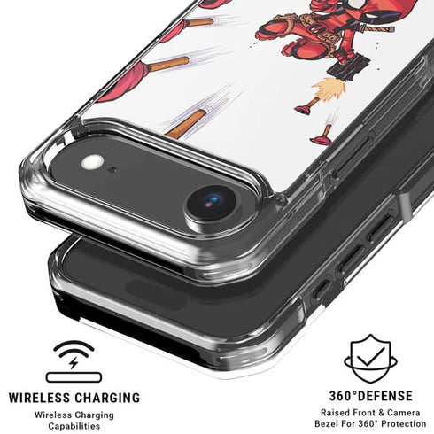 Marvel Deadpool Babypool Shooting iPhone 17 Air MagSafe Case