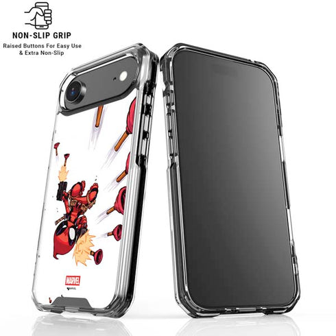 Marvel Deadpool Babypool Shooting iPhone 17 Air MagSafe Case