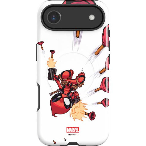 Marvel Deadpool Babypool Shooting iPhone 17 Air Magsafe Impact Case
