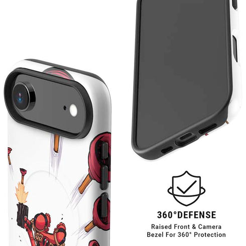 Marvel Deadpool Babypool Shooting iPhone 17 Air Magsafe Impact Case