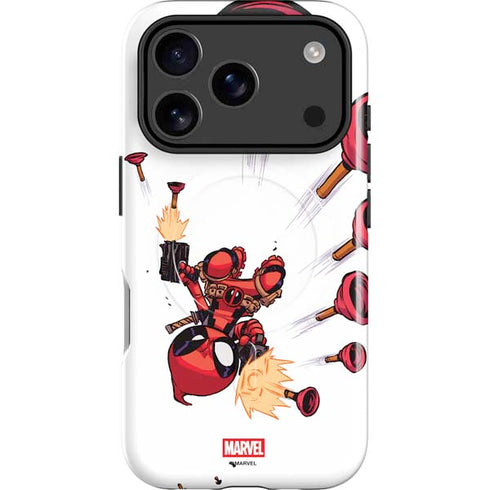 Marvel Deadpool Babypool Shooting iPhone 17 Pro Max Magsafe Impact Case