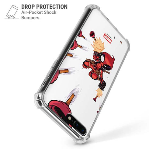 Marvel Deadpool Babypool Shooting iPhone 7/8 Plus Clear Case