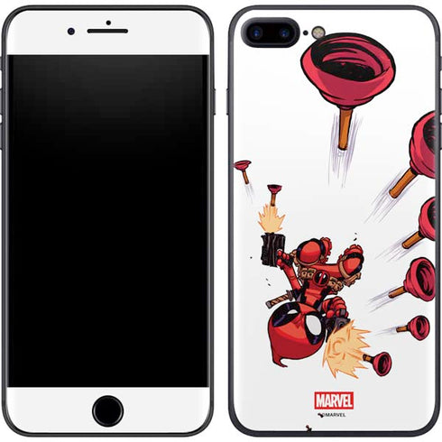 Marvel Deadpool Babypool Shooting iPhone 7 Plus Skin