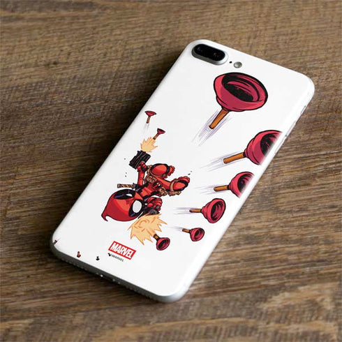 Marvel Deadpool Babypool Shooting iPhone 7 Plus Skin