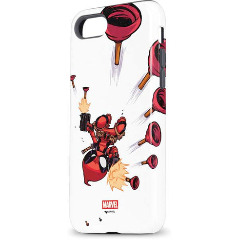 Marvel Deadpool Babypool Shooting iPhone 8 Pro Case