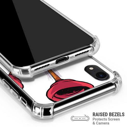Marvel Deadpool Babypool Shooting iPhone XR Clear Case
