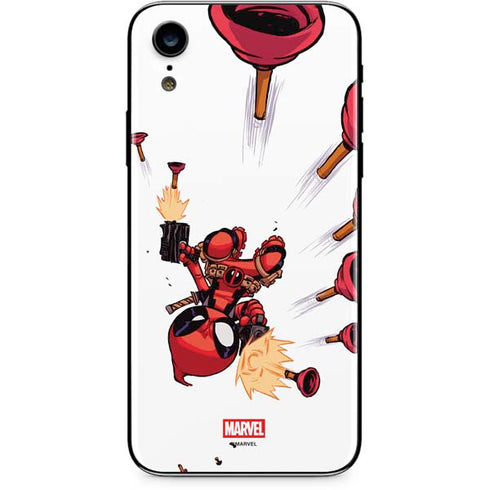 Marvel Deadpool Babypool Shooting iPhone XR Skin
