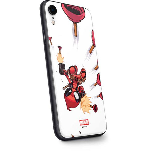 Marvel Deadpool Babypool Shooting iPhone XR Skin