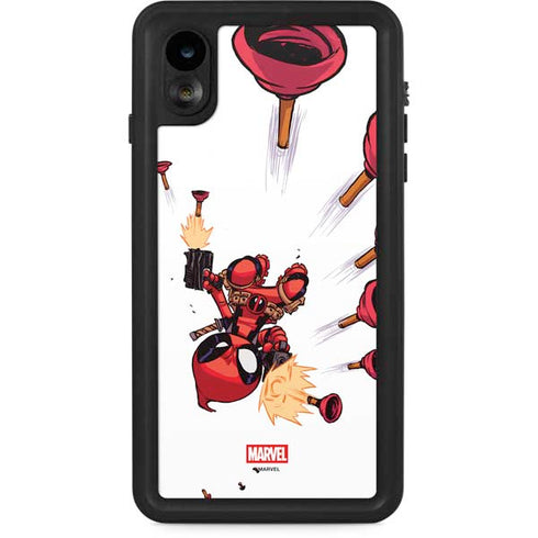 Marvel Deadpool Babypool Shooting iPhone Cases