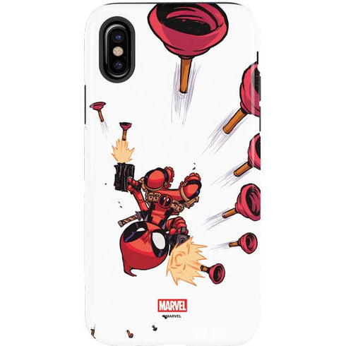 Marvel Deadpool Babypool Shooting iPhone XS Pro Case