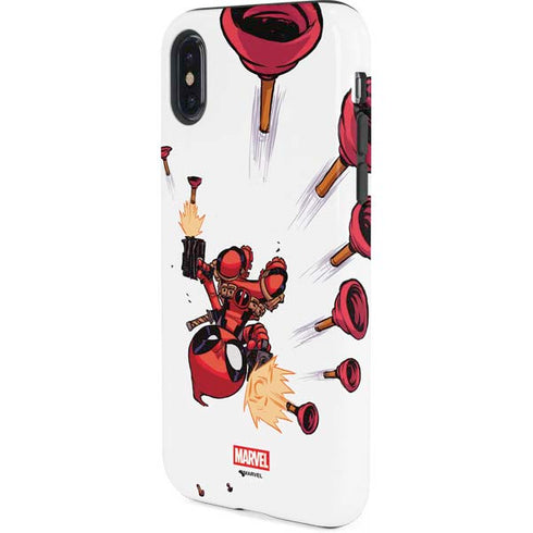 Marvel Deadpool Babypool Shooting iPhone XS Pro Case
