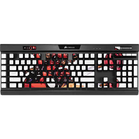 Marvel Deadpool Babypool Shooting K95 RGB PLATINUM Mechanical Gaming Keyboard Skin