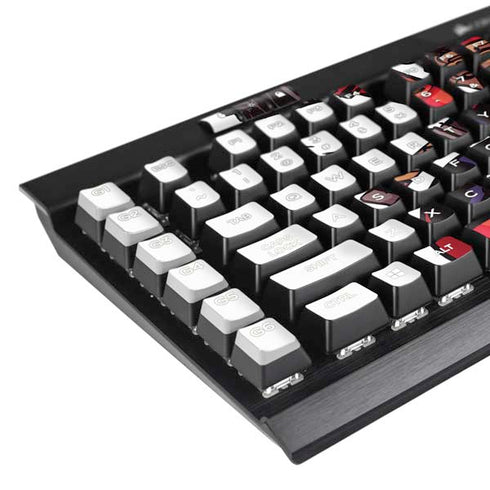 Marvel Deadpool Babypool Shooting K95 RGB PLATINUM Mechanical Gaming Keyboard Skin