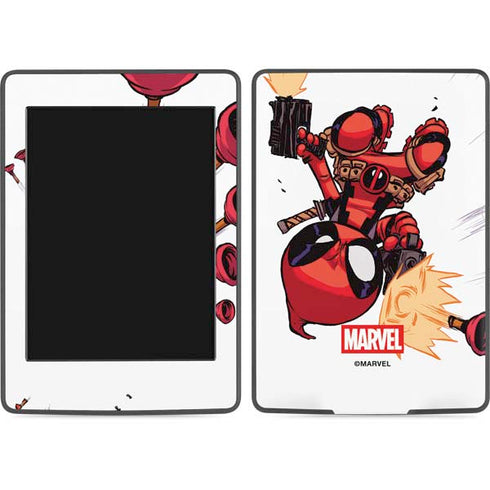 Marvel Deadpool Babypool Shooting Amazon Kindle Skin