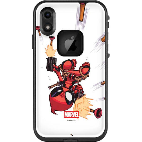 Marvel Deadpool Babypool Shooting LifeProof Fre iPhone Skin