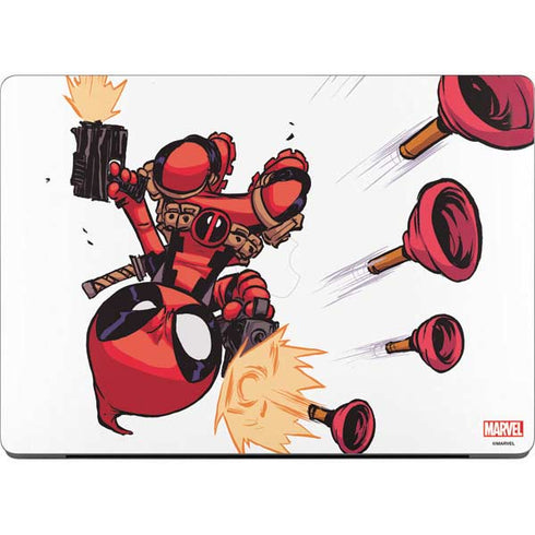 Marvel Deadpool Babypool Shooting MacBook Pro 14in (2021-24) Skin