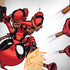 Marvel Deadpool Babypool Shooting MacBook Skins