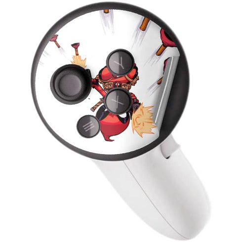 Marvel Deadpool Babypool Shooting Meta Quest 3S Skin