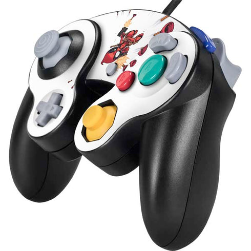 Marvel Deadpool Babypool Shooting Nintendo GameCube Controller Skin