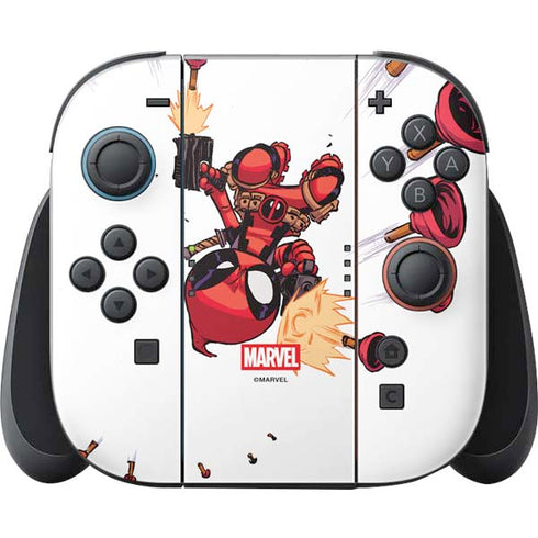 Marvel Deadpool Babypool Shooting Nintendo Switch 2 (2025) Joy-Con Controller Skin