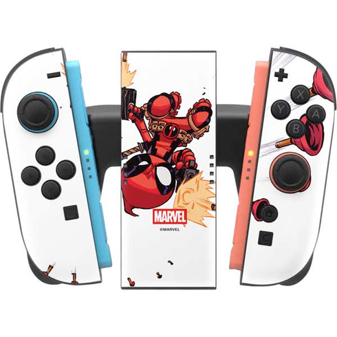 Marvel Deadpool Babypool Shooting Nintendo Switch 2 (2025) Joy-Con Controller Skin