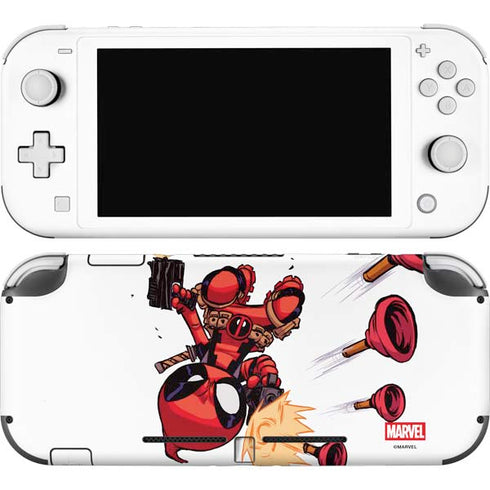 Marvel Deadpool Babypool Shooting Nintendo Skins