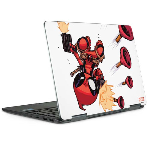 Marvel Deadpool Babypool Shooting Notebook 9 Pro 13in (2017) Skin
