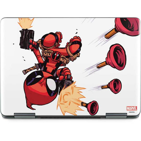 Marvel Deadpool Babypool Shooting Notebook 9 Pro 13in (2017) Skin