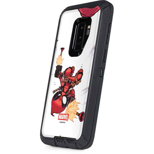Marvel Deadpool Babypool Shooting Otterbox Defender Galaxy Skin