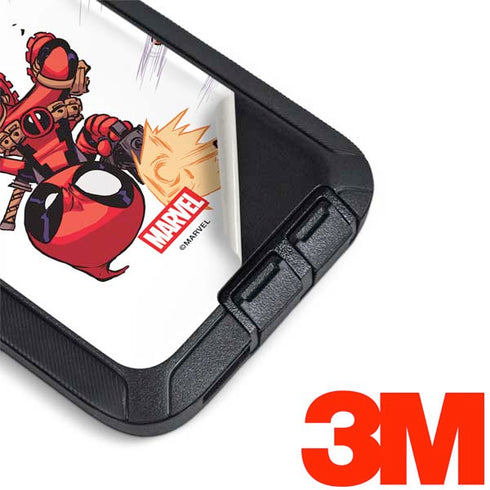 Marvel Deadpool Babypool Shooting Otterbox Defender Galaxy Skin